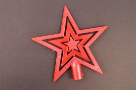 Puntal estrella calada grande ROJA (2)